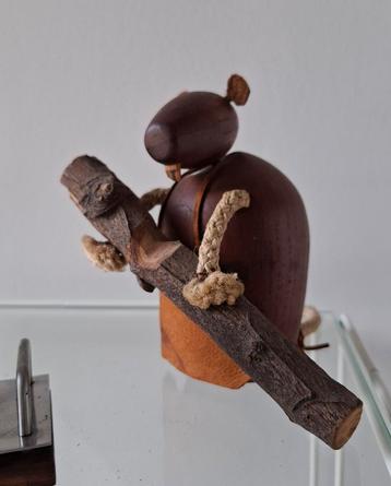 Vintage Deens figuurtje J. Bentsen teak bever P. Broste beschikbaar voor biedingen