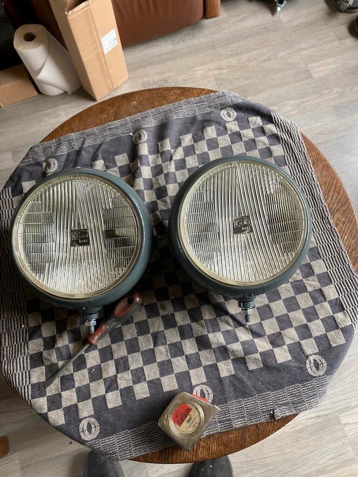 Oldtimer 2  cibie Super Oscar breedte stralers 22 cm, Auto-onderdelen, Verlichting, Gebruikt, Ophalen of Verzenden