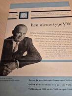 1961 Nederlands Volkswagen Karmann Ghia Kever cabrio folder, Ophalen of Verzenden, Zo goed als nieuw, Volkswagen