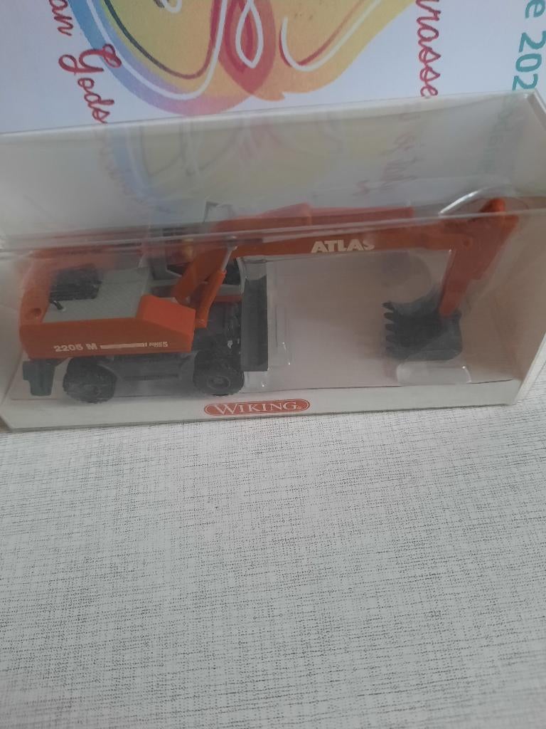 Atlas kraan, Ophalen of Verzenden, Zo goed als nieuw, Hijskraan, Tractor of Landbouw, Wiking