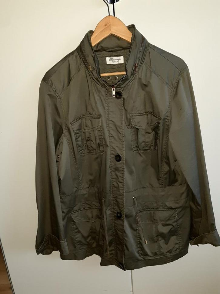 Nieuwe Groene Merk Yessica Zomerparka Met Capuchon Mt. 46, Kleding | Dames, Jassen | Zomer, Nieuw, Maat 46/48 (XL) of groter, Groen