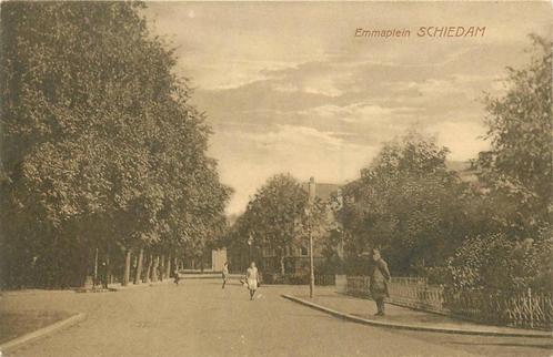 (388-536-013) Schiedam Emmaplein, Verzamelen, Ansichtkaarten | Nederland, Zuid-Holland, Verzenden
