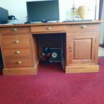 Bureau teakhout keurige staat en salontafel teak., Huis en Inrichting, Bureaus, Ophalen of Verzenden, Zo goed als nieuw