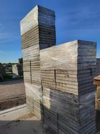 Gebruikte terras tegels / oprit tegels 60x60x6cm grijs zwart, Ophalen, Gebruikt, 10 m² of meer, Beton