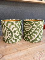 Lampenkap groene ikat, C, Nieuw, Ophalen of Verzenden, Rechthoekig