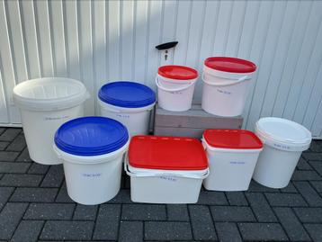 Emmers.Nieuw. Maat: 5,10,16,18,22 en 30 liter. Zie tekst. beschikbaar voor biedingen