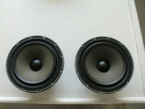 Woofer 2x Mid bass B&W BN 2002 hoogwaardig Dm570, Audio, Tv en Foto, Luidsprekers, Zo goed als nieuw, Front, Rear of Stereo speakers