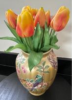 Bosje mini tulpen Geel / Fuchsia, Nieuw, Ophalen of Verzenden