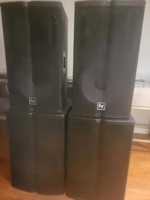 Electrovoice tour x pa set EV speaker, Audio, Tv en Foto, Luidsprekers, Gebruikt, Subwoofer, 120 watt of meer, Overige merken