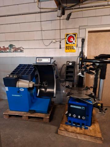 Set bandenapparaat balanceer machine Hofmann hulparm beschikbaar voor biedingen