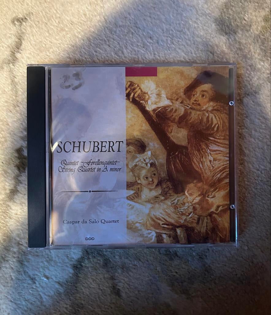Schubert - Forellenkwintet / Strijkkwartet A mineur - CD, Ophalen of Verzenden, Romantiek, Zo goed als nieuw, Kamermuziek