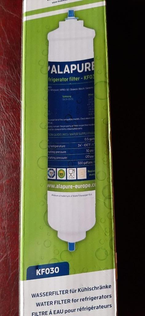 Waterfilter AquaPure Alapure KF030 o.a. SAMSUNG koelkasten., Witgoed en Apparatuur, Onderdelen en Toebehoren, Nieuw, Verzenden