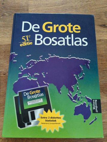 De Grote Bosatlas 51e editie + 2 diskettes beschikbaar voor biedingen
