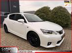 Lexus CT 200h Luxury Line|F-Sport|Dak|Nap|Apk|Leer|Navi, Euro 5, Zwart, 4 cilinders, Wit