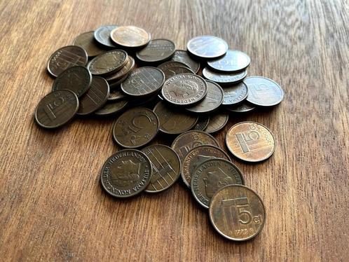 Verzameling Nederlandse stuivers – 107 stuks (1948–2001), Postzegels en Munten, Munten en Bankbiljetten | Verzamelingen, Munten