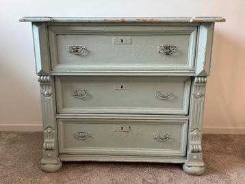 Kast dressoir commode met 3 lades - 100x58x87 cm beschikbaar voor biedingen