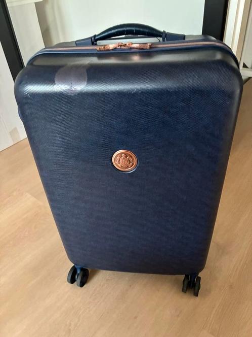 SUITSUIT Raw Denim Spinner, Sieraden, Tassen en Uiterlijk, Koffers, Gebruikt, Hard kunststof, 60 tot 70 cm, Slot, Uitschuifbare handgreep