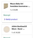 Baby box verstelbaar met matras , hoes en boxkleed, Ophalen, Zo goed als nieuw, Boxkleed