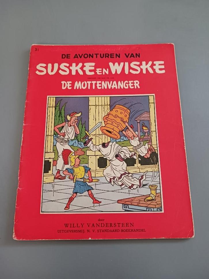 Suske & Wiske 31a, de Mottenvanger, 1ste druk, goede staat, Boeken, Stripboeken, Gelezen, Eén stripboek, Ophalen of Verzenden