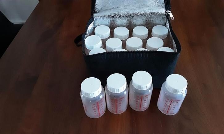 Sterifeed Borstvoedingsflesjes met koeltasje 16 stuks, Kinderen en Baby's, Babyvoeding en Toebehoren, Nieuw, Overige typen, Ophalen of Verzenden