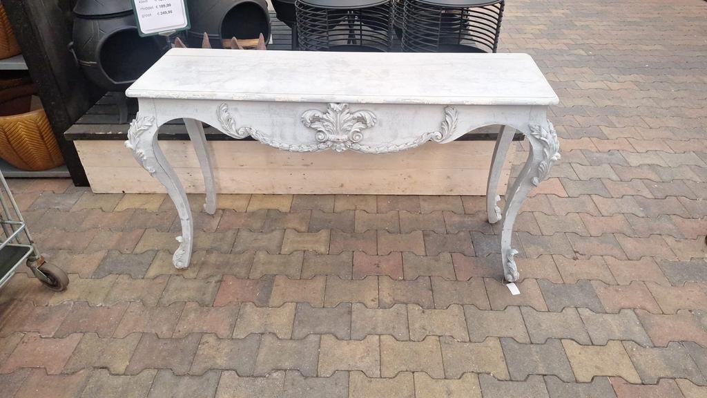 Wandtafel - sidetable barok opknapper, Huis en Inrichting, Tafels | Sidetables, Ophalen, Gebruikt, 100 tot 150 cm, 25 tot 50 cm
