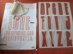 Creative craftlab letters stencils, Hobby en Vrije tijd, Kaarten | Zelf maken, Ophalen of Verzenden, Zo goed als nieuw, Overige thema's
