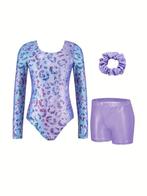 Turnpakje turnbroekje paars 116 122 128 134 140 146 152 158, Paars, Nieuw, Ophalen of Verzenden, Turnpak(je)