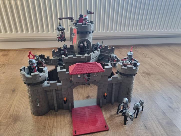 Playmobiel Knights Kasteel De Valkenridders 6001, Kinderen en Baby's, Speelgoed | Playmobil, Gebruikt, Ophalen of Verzenden