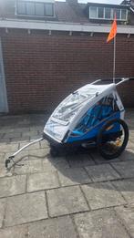 Fietskar xlc duo 2, Fietsen en Brommers, Fietsaccessoires | Aanhangers en Karren, Ophalen, Gebruikt, Kinderkar