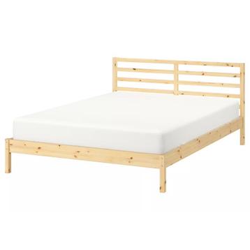 IKEA Tarva Bed 140x200 met Lattenbodem en Matras - afbeelding 2