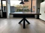 Massief houten boomstam tafel met Matrix poot, Huis en Inrichting, Tafels | Eettafels, Ophalen, 100 tot 150 cm, 200 cm of meer