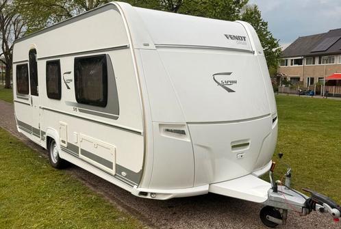 Fendt Saphir 515 SG Airco Mover GO2 DWT voortent all seasons, Caravans en Kamperen, Caravans, Particulier, tot en met 4, 1250 - 1500 kg