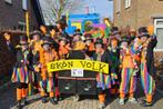 Kleurrijke carnavals loopgroep >10 personen, Kleding | Dames, Carnavalskleding en Feestkleding, Ophalen, Zo goed als nieuw, Maat 46/48 (XL) of groter