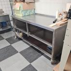 Metalen Werkbank met Uitschuifbare Bladen, Ophalen