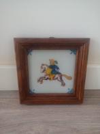 Makkum Tegel met Houten Lijst, Ophalen of Verzenden