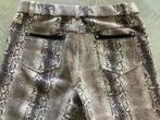 Broek slangenprint maat M, Kleding | Dames, Broeken en Pantalons, Maat 38/40 (M), Ophalen of Verzenden, Zo goed als nieuw, Grijs