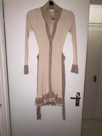 Sandro look openrug en strik, Ophalen, Beige, Nieuw, Maat 36 (S)