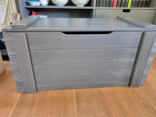 Woood Dennis speelgoedkist, Huis en Inrichting, Woonaccessoires | Kisten, Gebruikt, Minder dan 50 cm, Minder dan 50 cm, 50 tot 100 cm