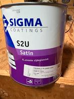 Sigma S2U Satin 2,5l kleur quiet sea, Blauw, Nieuw, Ophalen of Verzenden, Verf