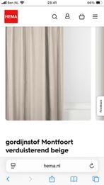 Nieuwe verduisterende beige gordijnen 2x, Modern, warm, 200 cm of meer, Beige, 150 tot 200 cm