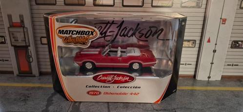 1.43 oldsmobile 442, Hobby en Vrije tijd, Modelauto's | 1:43, Nieuw, Auto, Matchbox, Ophalen of Verzenden