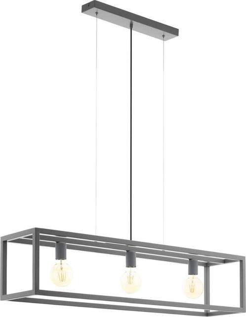 Hanglamp Eglo Elswick, nieuw, grijs, Huis en Inrichting, Lampen | Hanglampen, Nieuw, Minder dan 50 cm, Ophalen of Verzenden