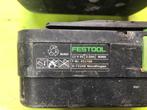 festool acculader + accu's, Ophalen, Gebruikt, Boor- en Schroefmachine