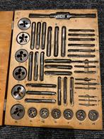 Machinetap & Snijplaten Set - Complete Gereedschapset, Ophalen of Verzenden, Gebruikt