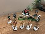 Intratuin Kerstdorp Dieren, Boerderij Figuren set, Ophalen of Verzenden, Zo goed als nieuw