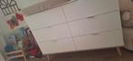 Creme/wit commode, Ophalen, Gebruikt, 50 tot 70 cm, 100 cm of meer