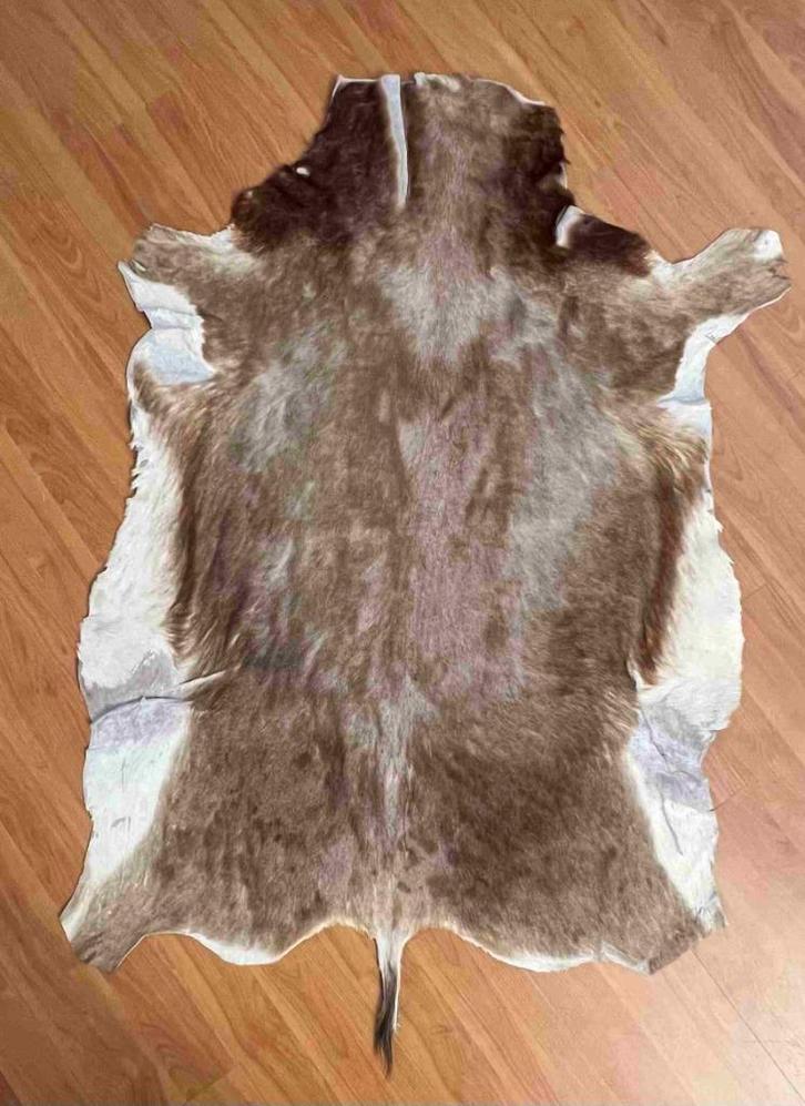 Koeienhuid vloerkleed 130/95, Huis en Inrichting, Stoffering | Tapijten en Kleden, Gebruikt, 100 tot 150 cm, 100 tot 150 cm, Rechthoekig