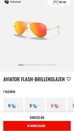 Ray-Ban Aviator Flash, Sieraden, Tassen en Uiterlijk, Zonnebrillen en Brillen | Heren, Ray-Ban, Oranje, Bril, Ophalen of Verzenden