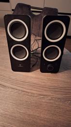 Logitech Speakers - Set, Ophalen of Verzenden, Gebruikt, Minder dan 60 watt, Front, Rear of Stereo speakers