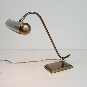 Vintage Messing Bureaulamp/Pianolamp. beschikbaar voor biedingen